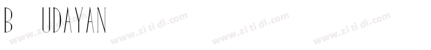 b52 Udayan字体转换